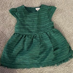 Green Cat & Jack dress 18m